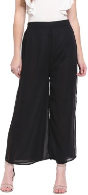 RIVI Regular Fit Women Black Trousers