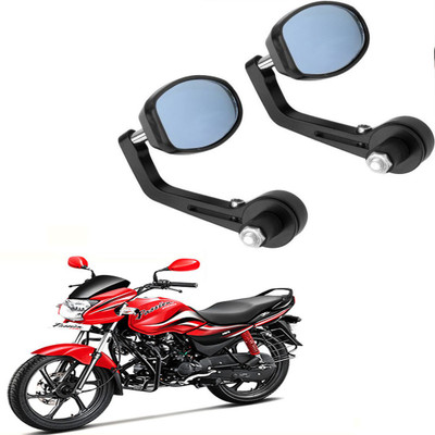 BRPEARl Manual Rear View Mirror, Dual Mirror, Driver Side For Hero Passion(Right, Left)