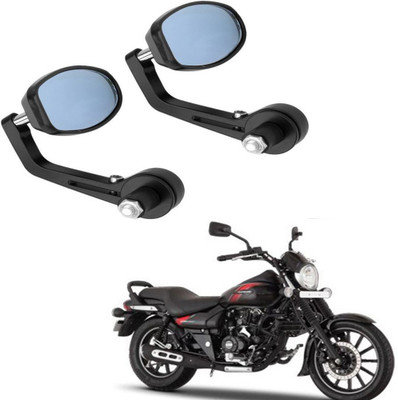 BRPEARl Manual Rear View Mirror, Dual Mirror, Driver Side For Bajaj Avenger 220 DTS-i(Right, Left)