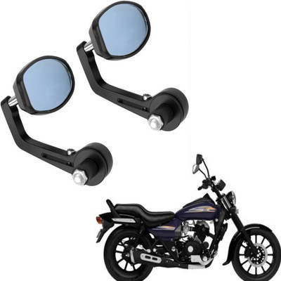 BRPEARl Manual Rear View Mirror, Dual Mirror, Driver Side For Bajaj Avenger 220 DTS-i(Right, Left)