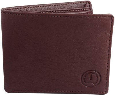 SnW Enterprises Men Brown Artificial Leather Wallet(8 Card Slots)