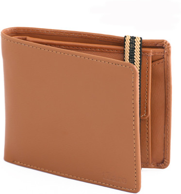 

tZaro Men Beige Genuine Leather Wallet(3 Card Slots), Tan