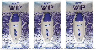 aco WIP Alcohol - Free Attar Roll On 8ml Each (Pack of 3) Floral Attar(Floral)
