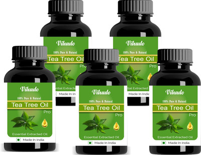 

Vihado The Tea Tree - Face Oil in Serum 25 ML Pack of 5 (125 ml)(25 ml)