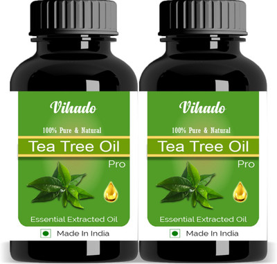

Vihado Pure Essential Tea Tree oil 3X PRO - 18 ML (Pack of 2) (36 ml)(18 ml)