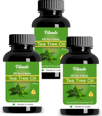 

Vihado Pure Essential Tea Tree oil 3X PRO - 18 ML (Pack of 3) (54 ml)(18 ml)