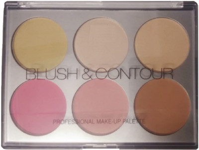 

ADJD HIGH DEFINITION BLUSH & CONTOUR MAKEUP HIGHLIGHTING PALETTE(MULTICOLOR)