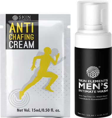

Skin Elements Active life pack - Intimate wash for men & Anti chafing Cream (Combo of 2)(420 ml, Pack of 2)