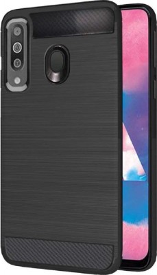 SMARTCASE Back Cover for SAMSUNG GALAXY M30(Black, Grip Case, Silicon, Pack of: 1)