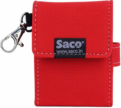 Saco Flip Cover for For Samsung T3 Portable 1 TB USB 30 External SSD (MUPT1T0B/AM)(Red, Shock Proof, Pack of: 1)