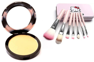 

Rtb HelloKitty makeup Brush Set of 7 with Atrio Compact(Set of 8)