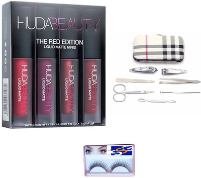 

SSG EYELASHES,Red Edation,Pedicure & Manicure Kit Set of 6(Set of 6)