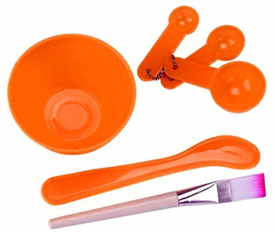 

Majik Combo Of Facial Mixing Tools For Women And Girls, Facial Tools For Ladies, Set Of 6, Orange, Pack Of 1(Set of 6)