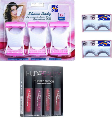 

SSG EYELASHES,Red Edation,MAX Body Shave for women Set of 12(Set of 12)