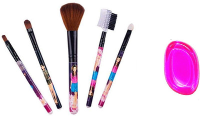 

Fully Face Makeup Kits With Silicon Sponge For Women And Girls, Make Up Kit For Personal And Professional Use, Multicolor, Pack Of 1(Set of 6)