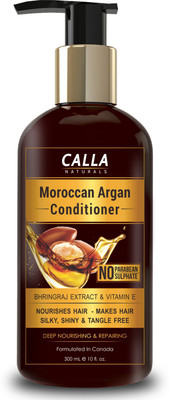 

Calla Naturals Moroccan Argan Conditioner for Silky & Shiny Hair - No Parabean & Sulfate - 300ml(300 ml)