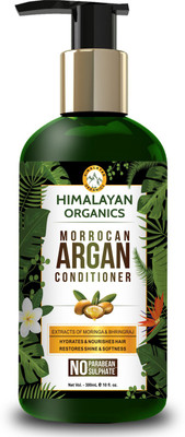 

Himalayan Organics Moroccan Argan Conditioner for Hair Repair & Shine - 300ml - No Parabean & Sulfate(300 ml)