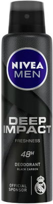 

Nivea Men Deep Impact Freshness Deodorant Spray - For Men(150 ml)