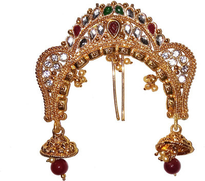 

Shrungarika Fashionable Golden Bun Clip(Gold)