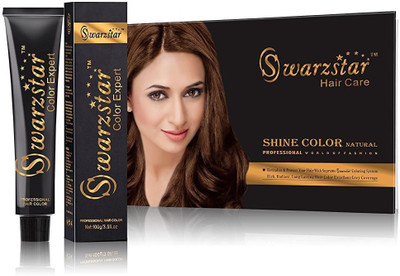 

Swarzstar Professional Hair Colour Expert Cream (Light Gold, 8.3) Hair Color(Light Gold)