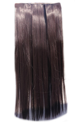 

Alizz Super silky straight Brown glamorous clip in light weight Hair Extension