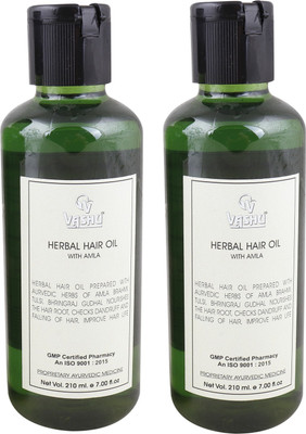 

Vashu Herbal Amla Hair Oil Set of 2 Hair Oil(420 ml)