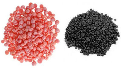 

ANTEZIK Brazlian Kongsung Wax Combo pink 75 + black 75 (150 g) Wax(150 g, Set of 2)