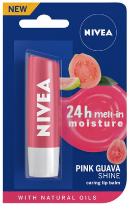 

Nivea Pink Guava Shine Caring Lip Balm Pink Guava(Pack of: 1, 1 g)