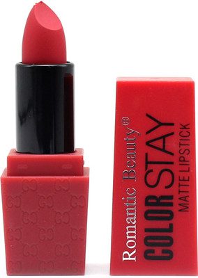 

Romantic Beauty Color Stay Matte Lipstick -HOT RED(Hot Red (red))