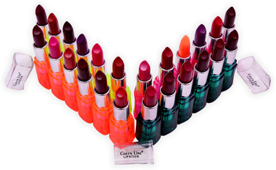 

Green line 'Green line'Hit and Beauty 24 lipsticks set(Multicolor)