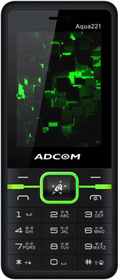

Adcom A221 Dual SIM Mobile Phone | 2.4 Inches Display | Big Powerfull Battery 3000 mAh -(Black Green)