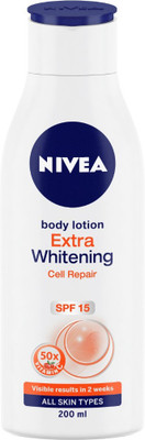 

Nivea Extra Whitening Cell Repair Body Lotion SPF 15(200 ml)