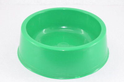 

z pet PFB003 Rounded Plastic Pet Bowl(250 ml Green)