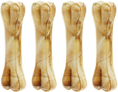 

Pets Empire Pressed Dog Bone 6 inches - Pack of 4 bones Chicken Dog Chew Chicken 500 g Dry Dog Food(Pack of 4)