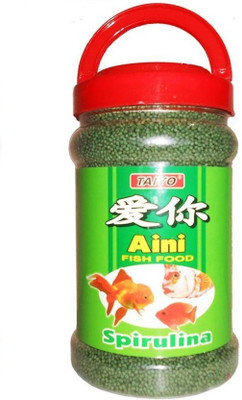 

TAIYO Live with Alive Aini SPIRULINA Fish food (1.2 mm) Fish 330 g Dry Fish Food