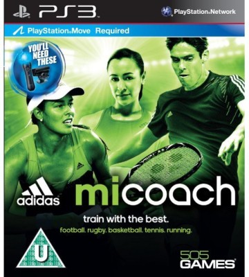 PS3 Adidas MIcoach Train With The BestSports for PS3