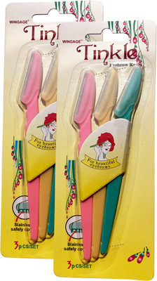 

WINGAGE Tinkle Eyebrow Shaper (Disposable Razor) - Pack of 6(Pack of 6)