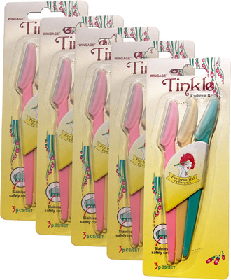 

WINGAGE Tinkle Eyebrow Shaper (Disposable Razor) - Pack of 15(Pack of 15)