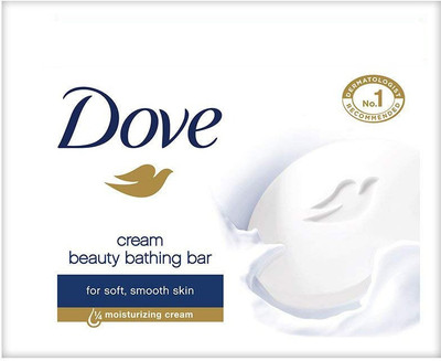 Dove Cream Beauty Bathing Bar, 100g (Pack of 3)(300 g, Pack of 3)