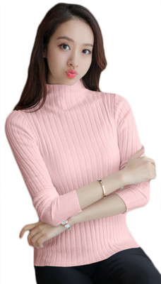 SDK Round Neck Striped Women Pullover