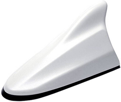 PRTEK remium Quality Car White Shark Fin Replacement Signal Receiver for car universal Hidden Vehicle Antenna Satellite Vehicle Antenna