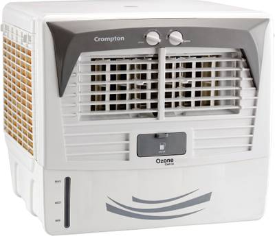CROMPTON 54 L Window Air Cooler  (White, Grey, Ozone Chill)
