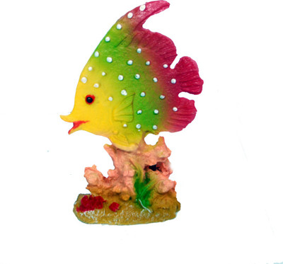 

aquapetzworld Resin Fish Aquarium Resin Decorations Laterite Unplanted Substrate(Yellow)