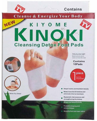 

SHREE EXIM KINOKI Body Cleansing Toxins Remover Detox Foot Patches 10 Adhesive Pads Kit(100 g)