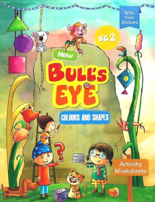 GOOD LUCK PUBLICATIONS NEW BULL'S EYE COLOURS AND SHAPES (ACTIVITY WORKSHEET) K.G. 2(English, Paperback, PENNEL OF AUTHOR)