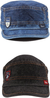 GoodFeel Self Design Sports/Regular Cap Cap(Pack of 2)