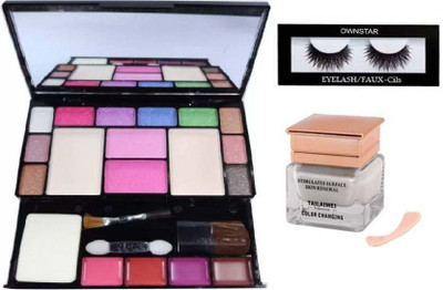 

OWNSTAR Eyeleshs & Makeup Kit 6171 + Surface Color Changing Foundation 30ML(Set of 4)
