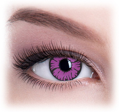 

Colour Perfection Enchanted Crazy Contact Lenses / WITH OUT POWER Quaterly Contact Lens(0.00, Violet, Pack of 2)