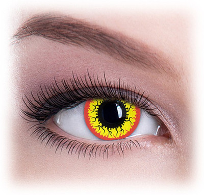 

Colour Perfection Your IT Crazy Contact Lenses-With out power Quaterly Contact Lens(0.00, Red, Pack of 2)