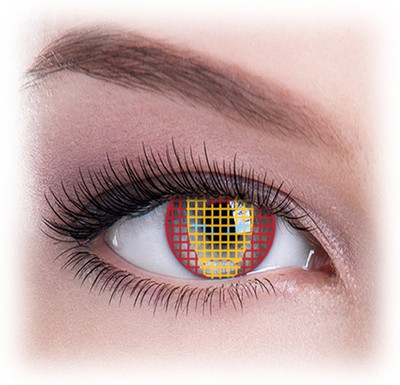 

Colour Perfection Stark Crazy Contact Lenses/ With out power Quaterly Contact Lens(0.00, Red, Pack of 2)